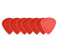 Ovation Diamond Picks - Juego de 7 púas de nailon con punta afilada, 0,73 mm, color rojo oscuro