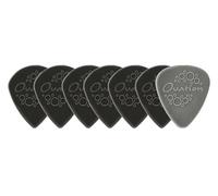 Ovation Diamond Picks - Juego de 7 púas de nailon con punta afilada, 1,40 mm, ónix negro, fabricadas en la República Checa