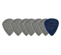 Púas Ovation Diamond Picks de nylon con punta afilada - Super Grip - puntiagudas - juego de 7 (6+1 unidades de nylon estándar gratis) - 1,18 mm - gris cielo - gris - Fabricadas en la República Checa