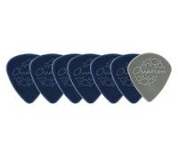 Ovation Diamond Picks Nylon Standard 351 púas - Super Grip - punta redonda - juego de 7 (6+1 unidades Sharp Tip gratis) - 1,14 mm - gris cielo - gris - Fabricado en la República Checa