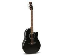 Ovation Guitarra acústica eléctrica Pro Series Standard Balladeer 2771AX - Massive A-Grade Sitka - Deep Contour Lyrachord Body - Cutaway - Cuerdas Adamas Nuova Coated - Negro - 2771AX-5-G