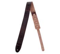 Ovation Correa para Guitarra, Piel premium signature motivo "Leaf", chocolate