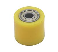 OVBNMO Guía de rueda tensora deslizante de rodillo de polea de cadena for motocicleta ATV (8/10 mm) compatible con repuestos Honda, Yamaha, KTM, Kawasaki y Suzuki.(Yellow 8mm)