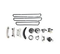 OVBNMO Kit de cadena de distribución 2010-2011 compatible con Saab 9-5 2.8L 2792CC 170CID V6 DOHC Turbocharged, reemplazo automotriz, juego de tensor de reacondicionamiento de motor.