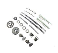 OVBNMO Kit de cadena de distribución TK4510 compatible con Ford Crown Victoria 4.6L 1997-2001 OE F3LY6268B 5W7Z6268AA F7LZ6K254AA Juego de tensor de reacondicionamiento de motor de repuesto automotriz