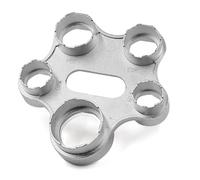 OVBOVA Llave Universal 10 en 1 para Aireadores de Grifo, Adaptador para M16-M28, Herramienta de Montaje de Aireador para Cocina y Baño, Aleación de Zinc Antióxido, Ideal para DIY y Fontanería