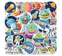OVDGWC 00 Pegatinas De Espacio, Dibujos Animados Creativos -Squickers, Pegatinas Decorativas De Cuaderno De Caja De Bricolaje, Pegatinas De Graffiti Divertidas, Pegatinas Colectivas