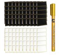 OVDGWC 100 Tarjetas De Asiento Y 1 Pin De Metal, Tarjeta De Asiento, Tarjeta De Fecha Límite, Adecuada para Bodas, Fiestas, Banquetes