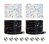 OVDGWC 2 Pares De Cordones, Cordones Elásticos Creativos, Sin Cordones, Universales Para Hombres Y Mujeres, Correas De Zapatos Planos, Cordones Deportivos, Zapatos En