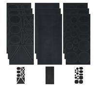 OVDGWC Piezas con Mancha De Color Sólido, Parche Autoadhesivo Simple, Parche De Tela De Reparación De Ropa De Bricolaje, Mancha De Reparación De Agujeros Multifuncionales, Parche De Chaqueta De Abajo