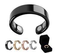 Oveallgo Anillo de mujer SöMni con menopausia, 2.0 Sömni, para ajustar la talla, perder peso, relajarse, aliviar la fatiga y mejorar la calidad del sueño, Acero inoxidable de zinc (brillo duradero