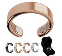 Oveallgo Anillo de mujer SöMni con menopausia, 2.0 Sömni, para ajustar la talla, perder peso, relajarse, aliviar la fatiga y mejorar la calidad del sueño, Acero inoxidable de zinc (brillo duradero