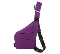 Ovecat Bolso bandolera antirrobo unisex, Purple