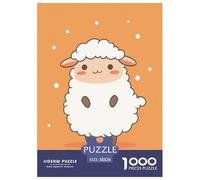 Oveja Bonita Adultos Puzzles Animaleses 1000 Piezas Juego De Rompecabezas Cumpleaños Decoración Educational Game Stress Relief Toy 38x26cm/1000pcs