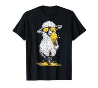 Oveja come Icecream Gafas de sol lindo retrato animal arte oveja Camiseta