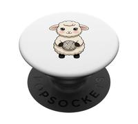 Oveja con Ovillo Diseño PopSockets PopGrip Adhesivo
