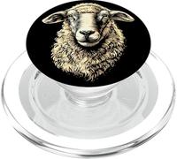 Oveja Cordero Oveja Pequeña Ovejitas Doméstica Pastor Dulce PopSockets PopGrip para MagSafe
