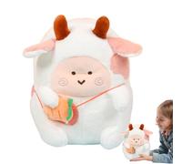 Oveja de Peluche, Muñeca de Peluche de 30 cm para Dormir y Confort, Muñeco de Consuelo Mullido, para Niños Adolescentes Adultos Coleccionistas Salón Estudio Sofá Cama Juego Dormitorio Cumpleaños