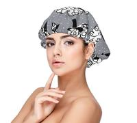 Oveja graciosa,Gorro de dormir de satén para adultos - Gorro de dormir elástico para mujer, cubrecabello nocturno