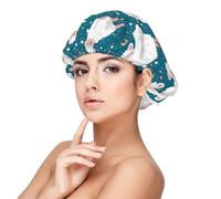 Oveja linda,Gorro de dormir de satén para adultos - Gorro de dormir elástico para mujer, cubrecabello nocturno