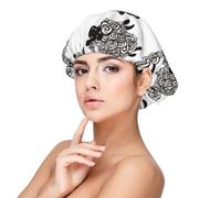 Oveja linda,Gorro de dormir de satén para adultos - Gorro de dormir elástico para mujer, cubrecabello nocturno