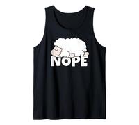 Oveja Pastora De Ovejas Not Today Nope Camiseta sin Mangas