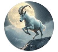 ovejas Adultos-Niños Rompecabezas Redondo 1000p animaless Das Tier Wild animaless Beast Circular Puzzle Niños: Juguete Educativo Decoración Hogar Infantil Imposible 1000pcs (67.5x67.5cm)