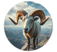 ovejas Adultos-Niños Rompecabezas Redondo 1000p animaless Das Tier Wild animaless Beast Circular Puzzle Niños: Toda Familia Habilidad Desafiante 1000pcs (67.5x67.5cm)