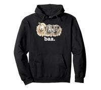 Ovejas Baa Funny Sheep Lover Funny Baa Sudadera con Capucha