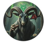 Ovejas Malvadas 1000p Rompecabezas Redondo Adultos-Niños animaless Das Tier Wild animaless Beast Circular Puzzle Niños: Decoración Hogar Infantil Imposible 3D Cartón 1000pcs (67.5x67.5cm)