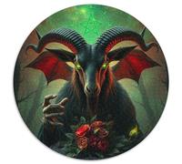 Ovejas Malvadas Rompecabezas Redondo 1000p Adultos-Niños animaless Das Tier Wild animaless Beast Circular Puzzle Niños: Juegos Educativos Tamascotae Portátil Juguete Educativo 1000pcs (67.5x67.5cm)