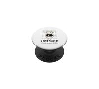Ovejas perdidas Divertidas encontradas Cita de fe Cristiana 67 Humor Meme PopSockets PopGrip Adhesivo