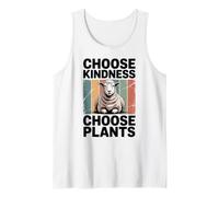 Ovejas Veganas Lindas y Divertidas, amabilidad Elige Plantas, Vida ética Camiseta sin Mangas