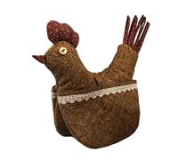 Oven Mitts Heat Resistant - Chicken Oven Mitt Pot Holders For Baking Cooking | Cotton with Thick Insulation, Anti-Scald Gloves For Women Mom Lady BBQ Farmhouse Christmas Easter Halloween