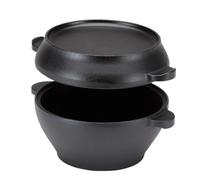 Oven Pot - Cast Iron Pan | Round Dutch Oven | Sturdy Dutch Oven Cookware | High Performance Cast Dutch Pot for Bread Baking | Double Handles Sturdy Cooking Tools for Cooking, Bread Baking