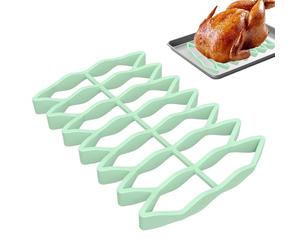 Oven Silicone Roast Rack, Silicone Roasting Rack for Oven Cooking, Easy-Clean Household Baking Tray for Cake Chicken Fish Turkey Vegetables Pizza Meat