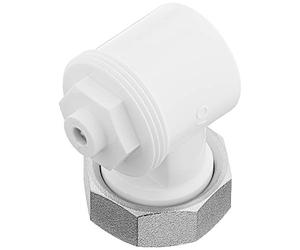 Oventrop ángulo Adaptador para válvula de HK, 1 pieza, color blanco, 1011450