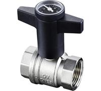 Oventrop Válvula de bola OV Optibal con termómetro DN 15 1/2