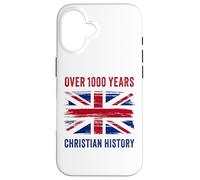 Over 1000 Years of Christian History - UK Patriot Graphic Carcasa para iPhone 16
