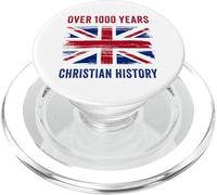Over 1000 Years of Christian History - UK Patriot Graphic PopSockets PopGrip para MagSafe