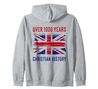 Over 1000 Years of Christian History - UK Patriot Graphic Sudadera con Capucha