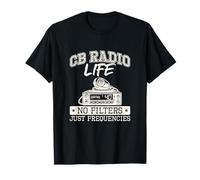 Over But Never out CB Radio Citizens Band Radio Entusiastas de la Radio Camiseta