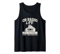 Over But Never out CB Radio Citizens Band Radio Entusiastas de la Radio Camiseta sin Mangas