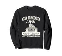Over But Never out CB Radio Citizens Band Radio Entusiastas de la Radio Sudadera