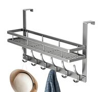 Over Door Hanger with Basket Over The DoorHooks Carbon Steel Storage Hanger