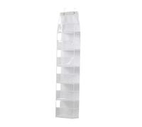 Over Door Storage Organizer, Wall Mount Storage Shelves,11.81x5.91x62.99 Inches; spacing: About 17cm/6.69 Inches Large Pockets Behind The Door, Non-Woven Clear Window,