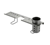 Over Sink Shelf - No Drill Carbon Steel Rack, Space Saving Drainage Holder | Sink Counter Organizer - Kitchen Storage for Sponges and Utensils, No Drill Setup | Carbon Steel Frame with Drainage