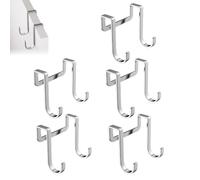 Over The Door Hanger 5 Pieces Stainless Steel Heavy Duty Space Saving