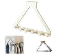 Over-The-Door Hanger Organizer,Multi-Purpose Over The Door Hanger Rack,No-Drill Hook Heavy Duty Storage Organizer for Bedroom Bathroom Entryway (B)