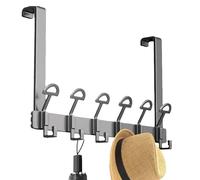 Over The Door Hooks,Aluminum Design Heavy Duty Over Door Hanger Holder | Versatile Bathrooms Organizer Bracket Bathroom Dome Shape Organization For Living Room, Bathroom, Bedroom, Kitchen